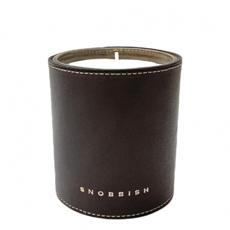 CANDLE - LEATHER CASHMERE WOOD