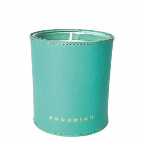 CANDLE - LEATHER CASHMERE WOOD